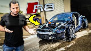 I Bought A Worthless Audi R8 To Rebuild HUGE MISTAKE [upl. by Eiramaliehs886]