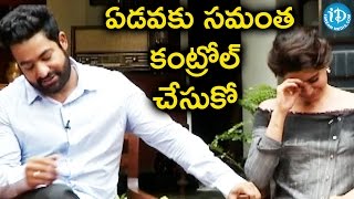 JrNtr Consoles Samantha  Janatha Garage Special Interview  Koratala Siva  janathaGarage [upl. by Latrina626]