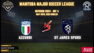 May 28th WSF Div 4 Azzurri vs St James Spurs [upl. by Ical321]