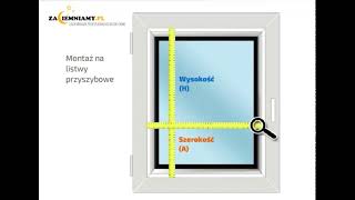 POMIAR OKNA montaż plisy na listwy przyszybowe [upl. by Immat182]