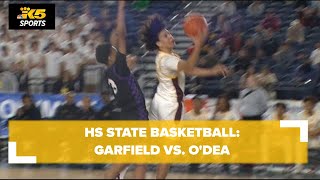 HS State Basketball Qtrs Garfield vs ODea [upl. by Tarton]