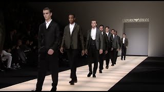 Emporio Armani  2015 Fall Winter Menswear Collection [upl. by Ijar]