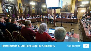 Conseil Municipal du 2 Juillet 2024 [upl. by Phillipp]