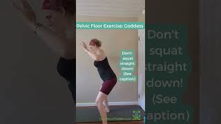 Goddess pelvic floor exercise prolapse pelvicpain [upl. by Wycoff]