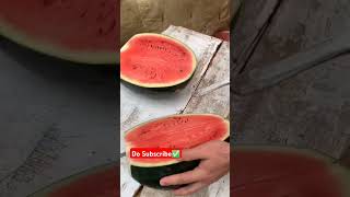 Fresh Watermelon Cutting [upl. by Nywnorb1]