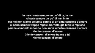 Marracash  Niente Canzoni D’Amore feat Federica Abbate  Instrumental con testo [upl. by Valenka]