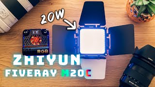 Zhiyun Fiveray M20C 💡 Foco LED diminuto de 20W ⚡️ [upl. by Aurilia]