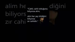 Alimle Cahilin Farkı  Cahillik mi Bilgelik mi [upl. by Nuavahs762]