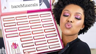 NEW Bare Minerals Mineralist HydraSmoothing Lipstick Swatches [upl. by Esele]