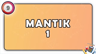 Mantık 1  9Sınıf Matematik  9sınıf matematik [upl. by Eudosia350]