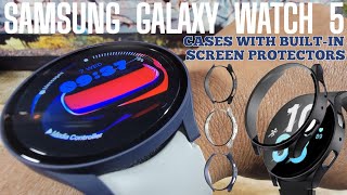 Samsung Galaxy Watch 5  Watch Cases with Builtin Screen Protectors  Only 1299 [upl. by Nowaj417]