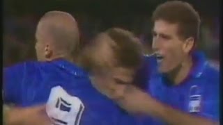 14 ottobre 1992  ItaliaSvizzera 22 Qualificazioni Mondiali  Almanacchi Azzurri [upl. by Rodrigo]