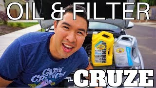 Chevy Cruze Oil amp Filter Change 20112015  Engine Performance Restoration  Oil Treatment  BG MOA [upl. by Aihsatal]