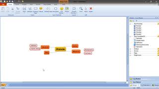 Mind mapping using Mind Maple Lite [upl. by Ayoras]