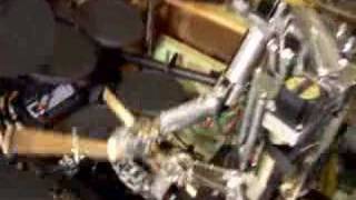 Mechanical drummer plays electronic drums [upl. by Minetta380]