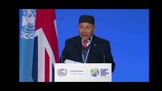 Kenyataan Negara di Sidang Peringkat Tertinggi UNFCCC COP26 by Dato Sri Tuan Ibrahim Tuan Man [upl. by Gian]