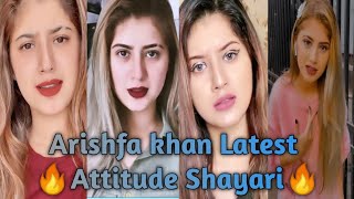 Arishfa khan latest attitude Shayari  Arishfa khan best attitude Shayari  arishfa khan Shayari [upl. by Matazzoni]