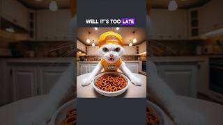 Kitten Angry He Cant Eat Bucket Of Annie Pretzels For Dinner 😂 ai meme AsmrLinaStarOfficial [upl. by Nurat]