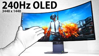 This 2024 wide OLED gaming monitor is Super Fast LG UltraGear 39GS95QE [upl. by Arateehc]