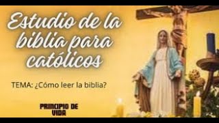 CURSO PARA CATOLICOS  TEMA 1 ¿COMO LEER LA BIBLIA  Nicolás del Prado [upl. by Solim743]