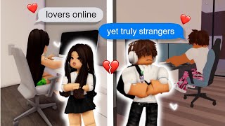 lovers online yet truly strangers  BERRY AVE MINI MOVIE  AI voiceover [upl. by Llessur]