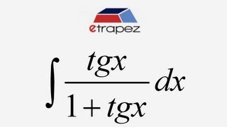 Całka nieoznaczona z tangensem [upl. by Noryb824]