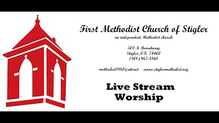 Stigler First Methodist Church  Sunday Worship Service 11032024 [upl. by Anuait]