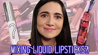 Mixing All My Liquid Lipsticks Together [upl. by Auoz859]