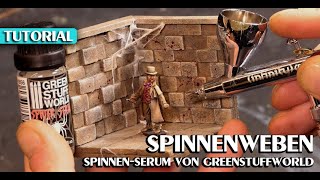 Tutorial Spinnenweben  Spinnen Serum von Greenstuffworld [upl. by Assinna]