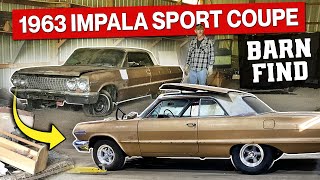 BARN FIND Super Solid 1963 Chevrolet Impala Sport Coupe [upl. by Haidedej]