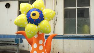 Digital Inflatables Gonflables Inflatable Flowers for Parade Stagedesign Decortion [upl. by Dilisio]