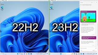 Windows 11 23H2 vs 22H2 [upl. by Akli]