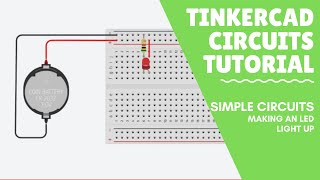 Tinkercad Circuits Tutorial  Making a Simple LED [upl. by Lois221]