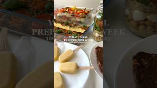 Healthy amp Highprotein Meal Prep  100G protein  Link to recipes⬆️ mealprep highprotein [upl. by Palecek]