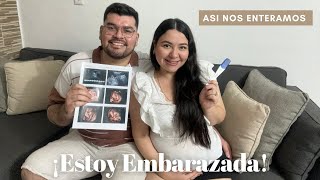 ESTOY EMBARAZADA 🤍 así nos enteramos 🤰🤍 [upl. by Huei]