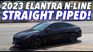 2023 Hyundai Elantra NLine 16L Turbo w STRAIGHT PIPES [upl. by Nelson]