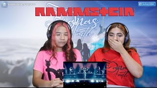 Two Girls React To Rammstein Paris  Wollt Ihr Das Bett In Flammen Sehen Official Video [upl. by Emorej665]