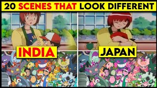 Top 10 Scenes That Look Different In Other Countries  Changed Pokemon Scenes  Hindi [upl. by Yhtamit]