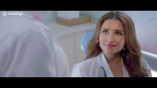 Invisalign The clear alternative to braces says Parineeti Chopra Invisalign treatment in India [upl. by Enitsirhk]