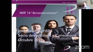 Análisis y Aplic de las NIIF 16 quotArrendamientosquot en los y las nuevas ref por el efecto del COVID19 [upl. by Rothstein731]