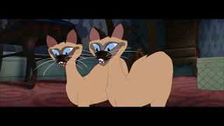 Lady and the Tramp  Siamese Cat Song Danish 1955 [upl. by Reel]