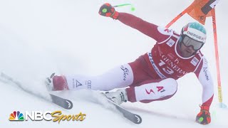 Austrias Vincent Kriechmayr wins mens downhill in Kitzbuehel  NBC Sports [upl. by Schluter]