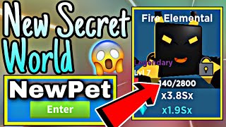 🌟SECRET WORLD Clicking Champions BRAND NEW OP PETS TWITTER CODE CDTV WORLD COMING SOON 🔴ROBLOX🔴 [upl. by Spielman]