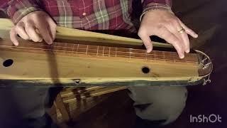 “Old Dog Tray” on old fiddle case mountain dulcimer [upl. by Ynej848]