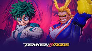 All Might vs Deku  Tekken 8 Customization 🔥 Leo amp Paul Mods amp Combos [upl. by Ayouqat]