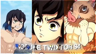 Inosuke Hashira  Free Twixtor clips  Demon slayer • s4 all scenes [upl. by Ltney]