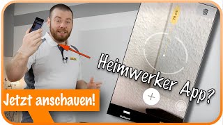 Wandflächen mit Smartphone messen 📲 iOS 12 MaßbandApp TEST [upl. by Esadnac]