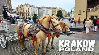 Krakow Poland  Stunning Summer Walk in OLD TOWN  4K HDR 60FPS Walking Tour [upl. by Eiramrefinnej]