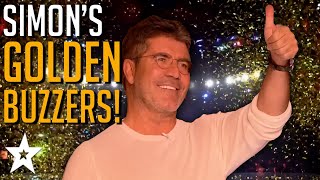 ALL SIMON COWELLS GOLDEN BUZZER Auditions from Britains Got Talent [upl. by Telrahc]