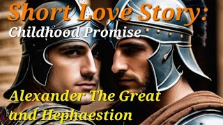 Short Narrated MMGay story Alexander the Great and Hephaestion  Childhood Promise romance story [upl. by Koffler]